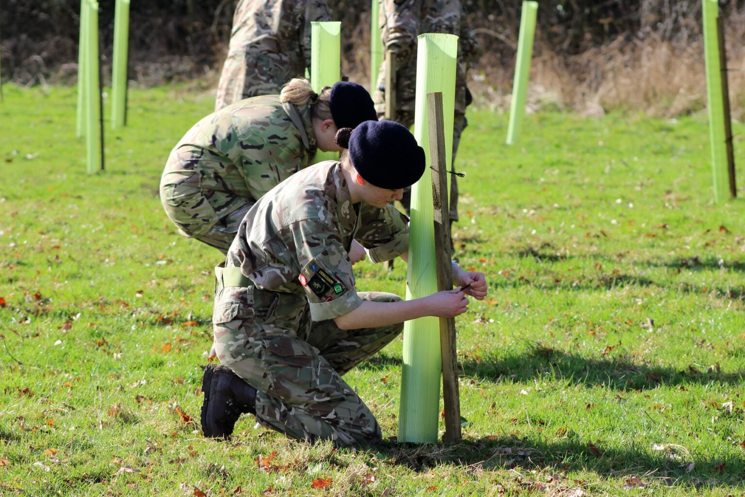 Staffordshire Army Cadets dig deep - West Midland RFCA