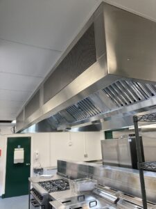 Cooking area after upgrade with better functionality.